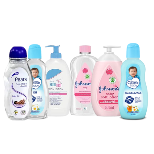 Baby Oil and Lotion