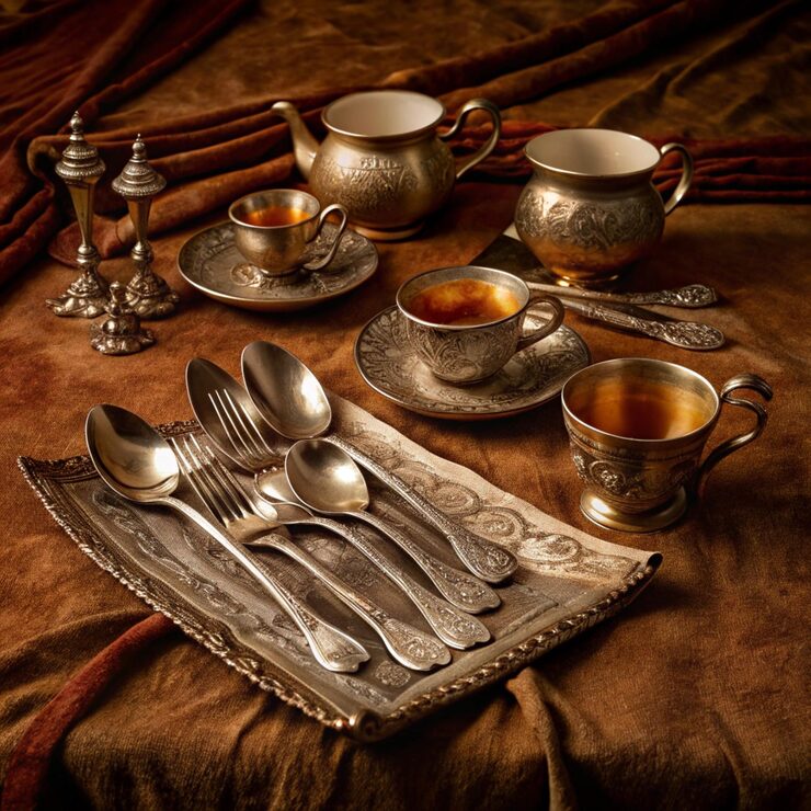 Vintage metal Pots and pans