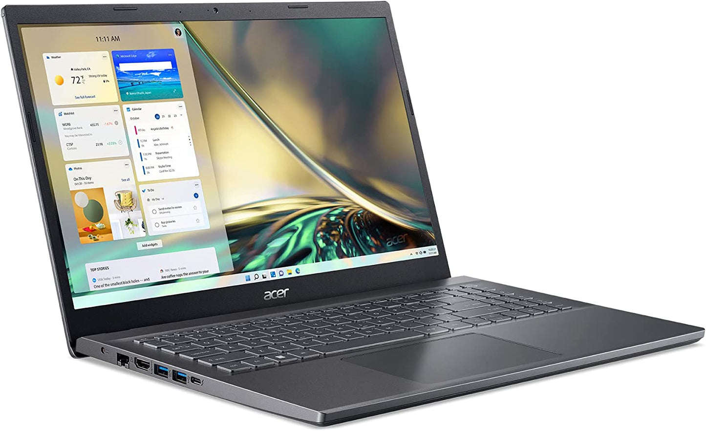 Acer Aspire 5 A515-57-53T2 Slim Laptop | 15.6" Full HD IPS Display | 12th Gen Intel Core i5-1235U | 8GB DDR4 | 512GB NVMe SSD | 802.11ax Wi-Fi 6 | Thunderbolt 4 | Backlit Keyboard | Windows 11 Home
