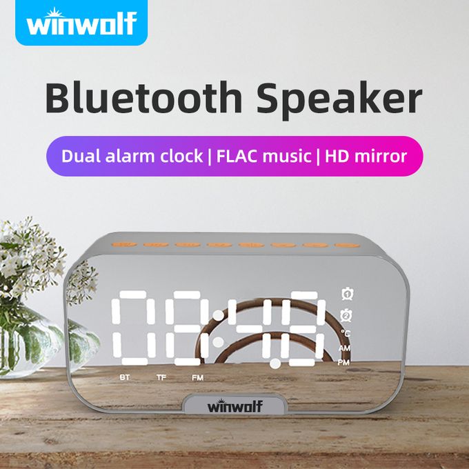 Portable Wireless Alarm Clock speaker