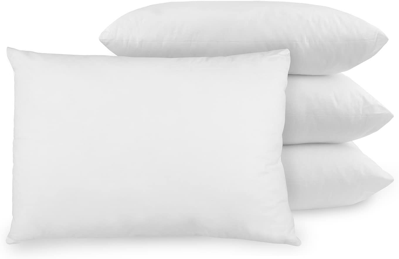 4-Pack bed pillow with Built-In Ultra-Fresh Anti-Odor Technology