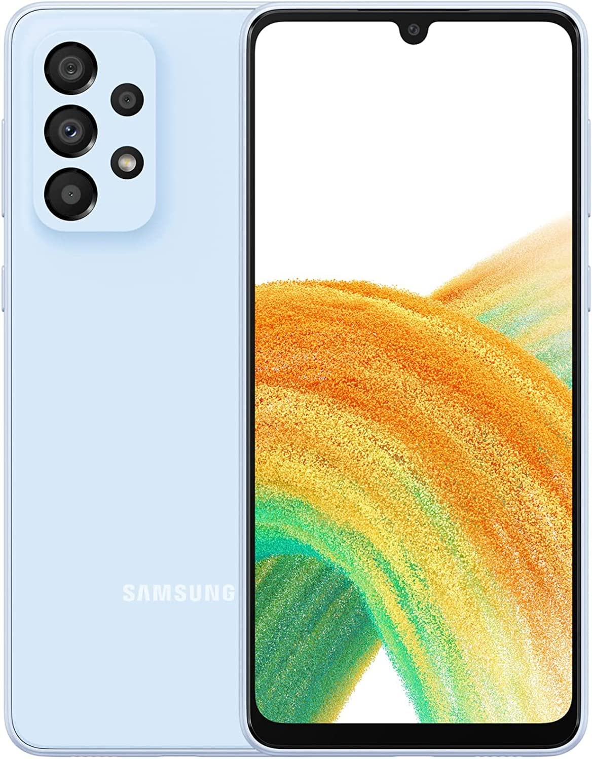 SAMSUNG Galaxy A03 Cell Phone, Android Smartphone, Wide Lens Camera, 6.6” Infinite Display Screen, and Long Battery Life.