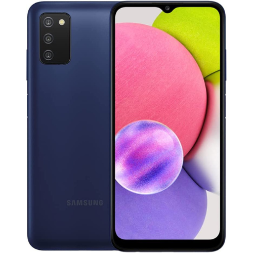 SAMSUNG Galaxy A03 Cell Phone, Android Smartphone, Wide Lens Camera, 6.6” Infinite Display Screen, and Long Battery Life.