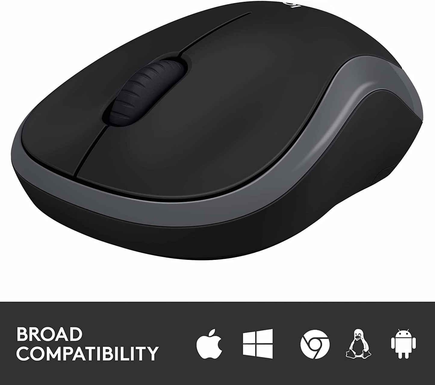 Logitech M185 Wireless Computer Mouse with USB Receiver