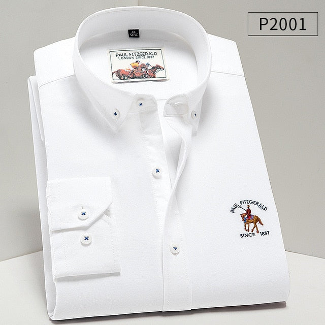 Dressing Smart - Men Shirt Oxford fit. 100% Cotton Shirt