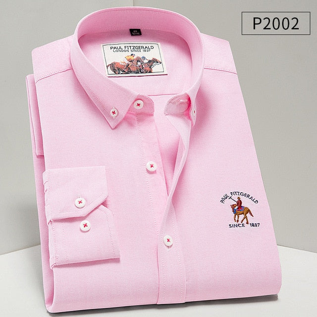 Dressing Smart - Men Shirt Oxford fit. 100% Cotton Shirt
