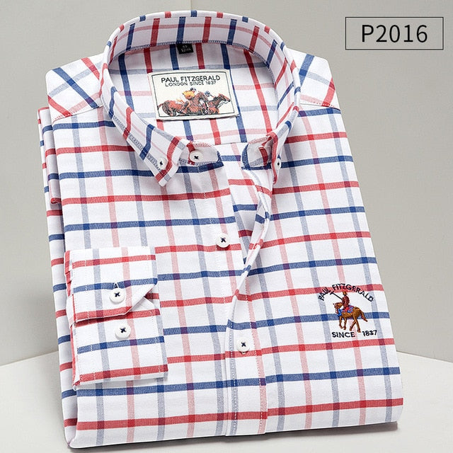 Dressing Smart - Men Shirt Oxford fit. 100% Cotton Shirt