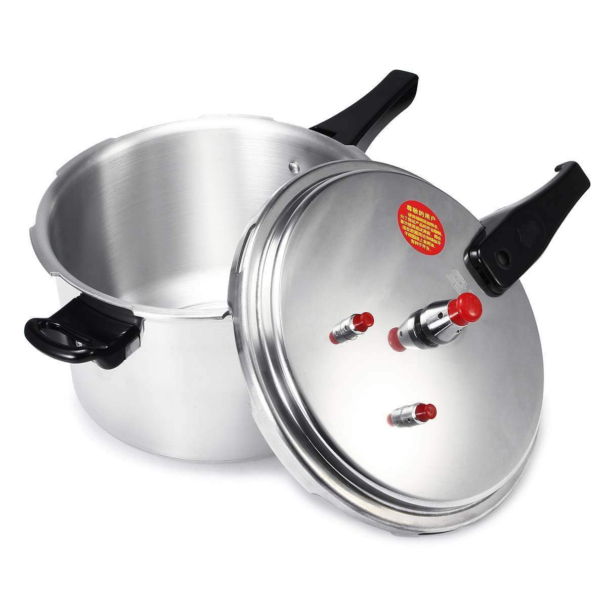 Kitchen Pressure Cooker. Cookware Soup, and Meats pot for Gas, Stove/Open Fire Outdoor Camping. Cook Tool Steamer.