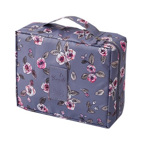 Women Travel Cosmetic Bag. Female Makeup Organizer Case. Waterproof Toiletry Beauty Kit.