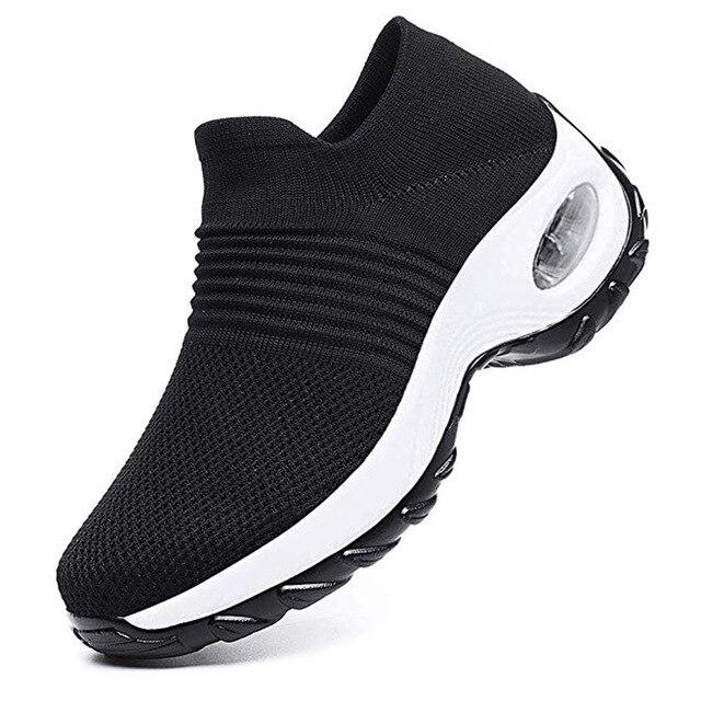 Mesh Women Outdoor Running Shoes. Breathable Soft Athletics Jogging Sneakers.