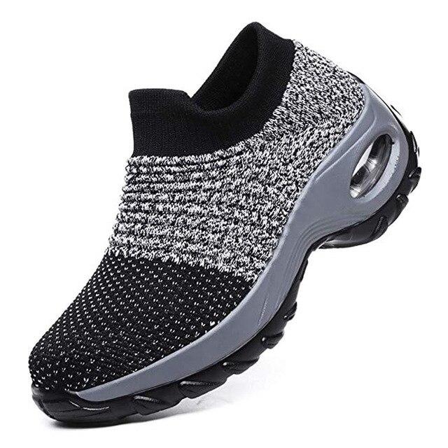 Mesh Women Outdoor Running Shoes. Breathable Soft Athletics Jogging Sneakers.