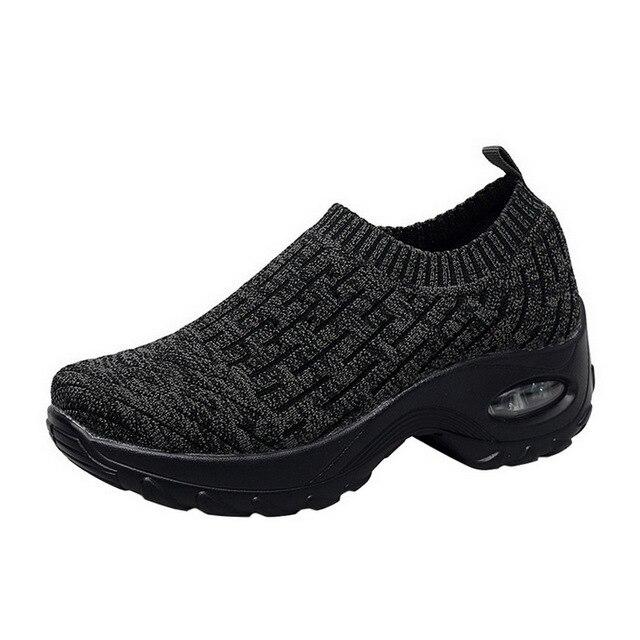 Mesh Women Outdoor Running Shoes. Breathable Soft Athletics Jogging Sneakers.
