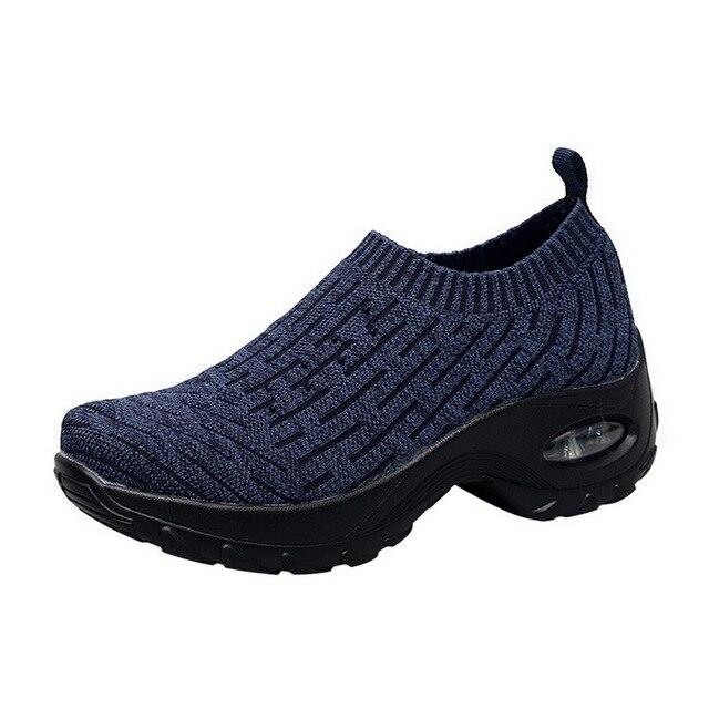 Mesh Women Outdoor Running Shoes. Breathable Soft Athletics Jogging Sneakers.