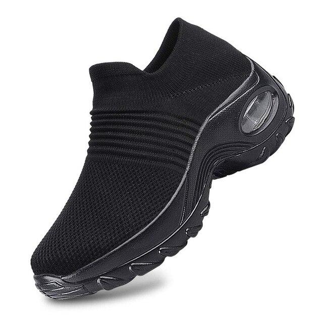 Mesh Women Outdoor Running Shoes. Breathable Soft Athletics Jogging Sneakers.
