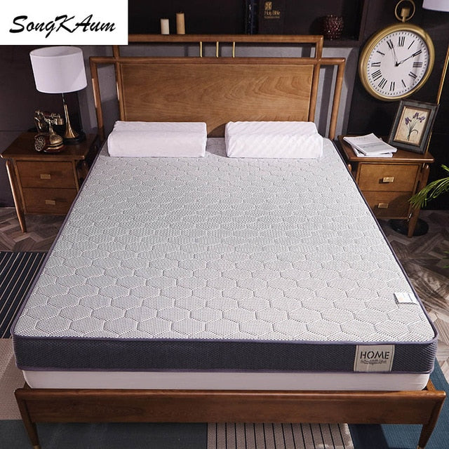 SongKAum Knitted fabric Natural latex Mattresses single student dormitory Tatami Double home Three-dimensional Mattress