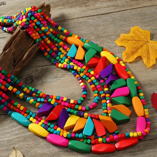 Colorful Wood Beads