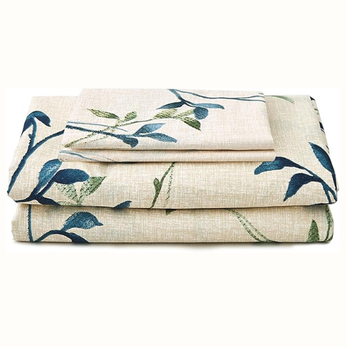 Multicolor Bedsheet, with Pillowcase 4pcs.Mattress Covers for King Queen and Full Size Bedding.