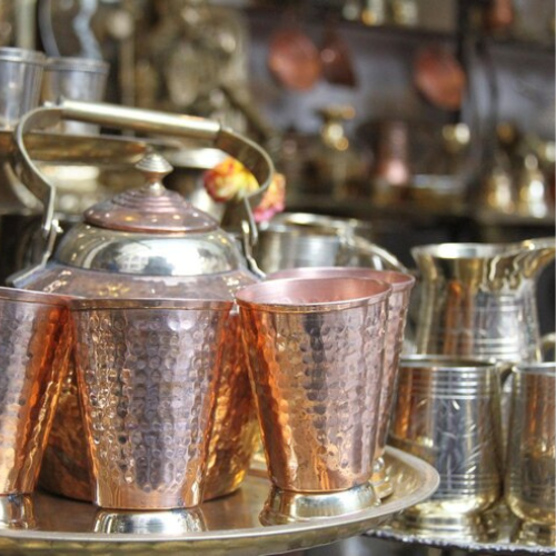 Vintage  metal Pots and pans