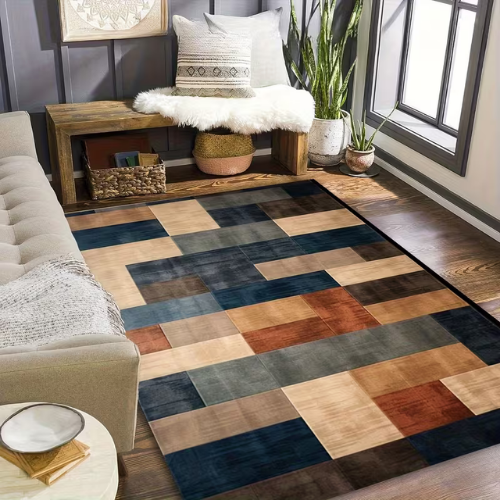 Carpet for Living Room, Indoor Area Rugs for Home. and Floor Mats for Bedroom Bedside, and Window Sofas.