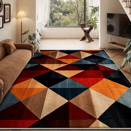 Carpet for Living Room, Indoor Area Rugs for Home. and Floor Mats for Bedroom Bedside, and Window Sofas.