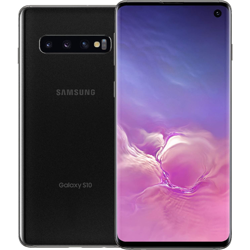 Samsung Galaxy S10plus, 128gb Rom 8gb Ram, Single Sim - Black + Free Pouch & Screen Guide