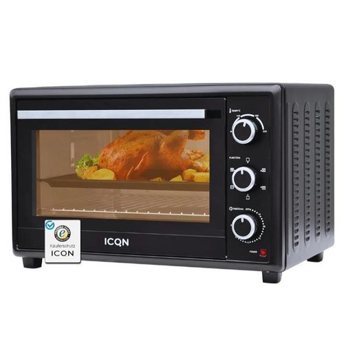 Electric Oven Multi-function Stainless Steel with Timer. 13L Mini  Pizza Oven for baking, broiling and roasting.