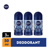 NIVEA Cool Kick Anti-Perspirant Roll-on For Men, 48hrs - 50ml