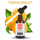 Disaar Vitamin C Serum - 20% Organic Vit C + E + Hyaluronic Acid