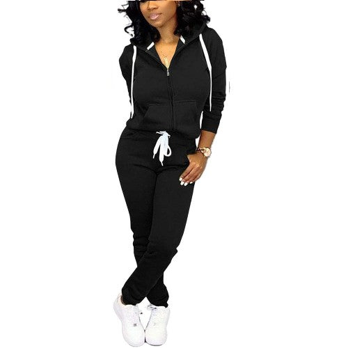 Women Sweatpants. Oversized Joggers and Casual Sweatsuits Pants Set.