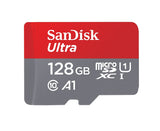 SanDisk 128GB Ultra MicroSD 100Mb/s Speed Memory Card