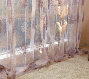 Blinds,Drapes,Sheer Tulle Curtains,for Living Room, Bedroom, and Kitchen.