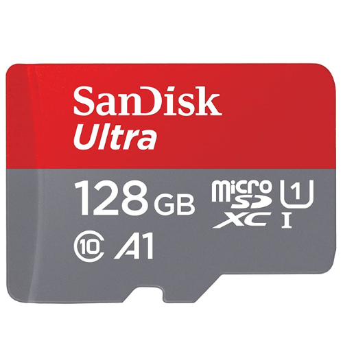 SanDisk 128GB Ultra MicroSD 100Mb/s Speed Memory Card