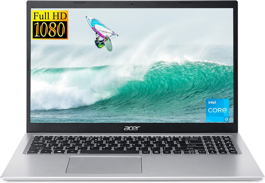 Acer Aspire 5 15.6" FHD IPS Slim Laptop, 11th Gen Intel Core i3-1115G4(Up to 4.1GHz), 8GB RAM, 512GB NVMe SSD, WiFi 6, USB, Webcam, Windows 11 S, w/GM Accessories