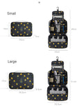 Travel Waterproof Portable Women Cosmetic Organizer Pouch Hanging Wash Bag.Cute Toiletry Makeup Bag.