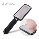 Brainbow 1PC Metal Foot File. Dry Skin Callus Remover ,Hand RASP Scrubber, Hard Dead Skin Foot Care Tool.Pedicure Foot Scrubber