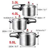 Kitchen Pressure Cooker. Cookware Soup, and Meats pot for Gas, Stove/Open Fire  Outdoor Camping. Cook Tool Steamer.