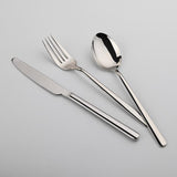 24 Piece Cutlery Set. Stainless Steel Western Tableware Classic Dinner Set .