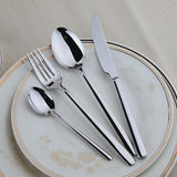 24 Piece Cutlery Set. Stainless Steel Western Tableware Classic Dinner Set .