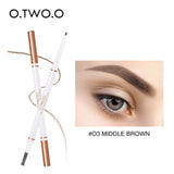 Eyebrow Pencil Waterproof,Natural Long Lasting Ultra Fine 1.5mm Eye Brow. Tint Cosmetics Brown Color Brows Make Up.