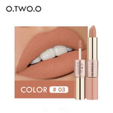 12 Colors Lips Matte Waterproof Lipstick. Long Lasting Moisturized Non Stick Cosmetic Lipstick.