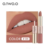 12 Colors Lips Matte Waterproof Lipstick. Long Lasting Moisturized Non Stick Cosmetic Lipstick.