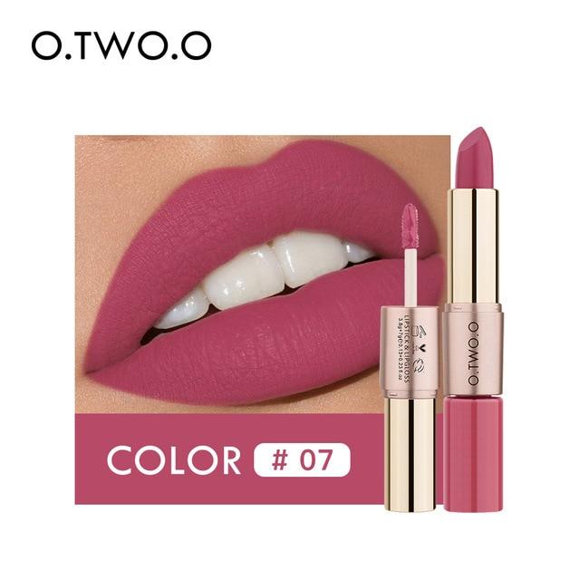 12 Colors Lips Matte Waterproof Lipstick. Long Lasting Moisturized Non Stick Cosmetic Lipstick.