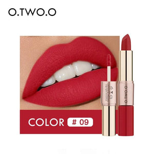 12 Colors Lips Matte Waterproof Lipstick. Long Lasting Moisturized Non Stick Cosmetic Lipstick.