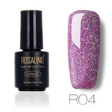 ROSALIND 7ml Nail Gel Polish Rainbow Shimmer. R01-29 Gel Nail Polish, Nail Art  UV LED Semi Permanent Gel Lacquer.