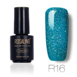 ROSALIND 7ml Nail Gel Polish Rainbow Shimmer. R01-29 Gel Nail Polish, Nail Art  UV LED Semi Permanent Gel Lacquer.