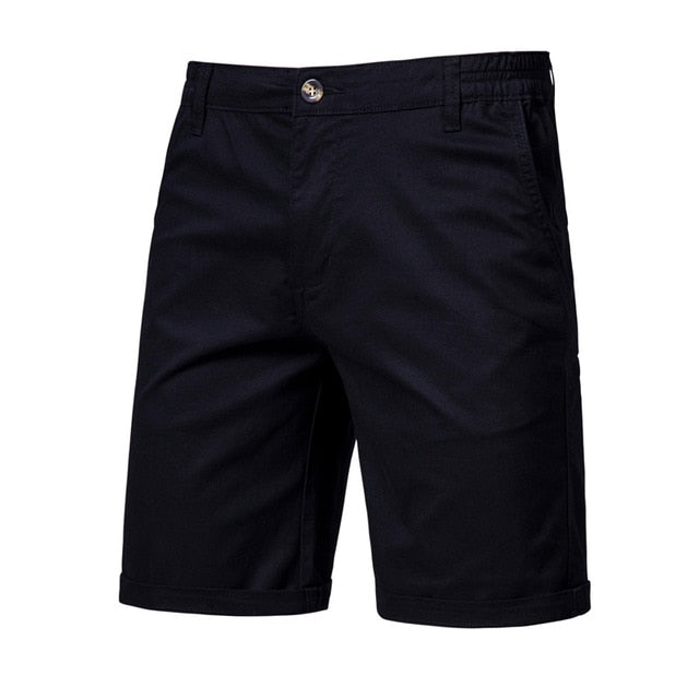 New Summer 100% Cotton Solid Shorts.Casual Waist Men Shorts in 10 Colors.