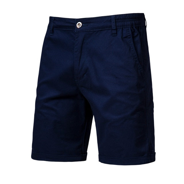 New Summer 100% Cotton Solid Shorts.Casual Waist Men Shorts in 10 Colors.