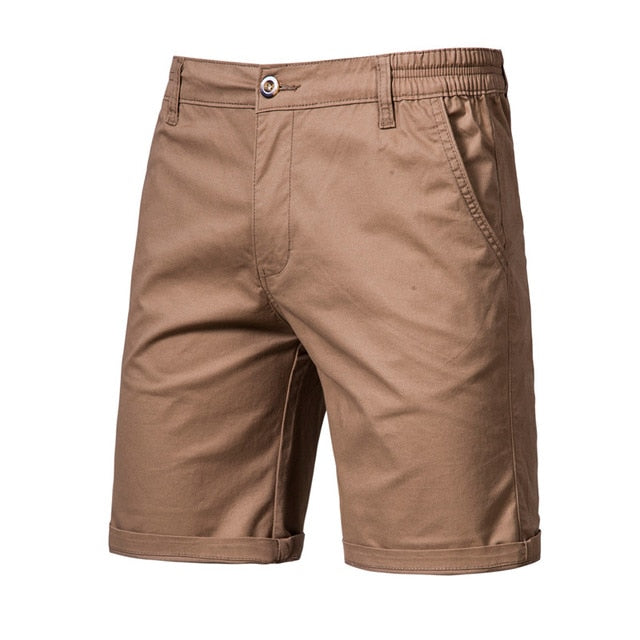 New Summer 100% Cotton Solid Shorts.Casual Waist Men Shorts in 10 Colors.