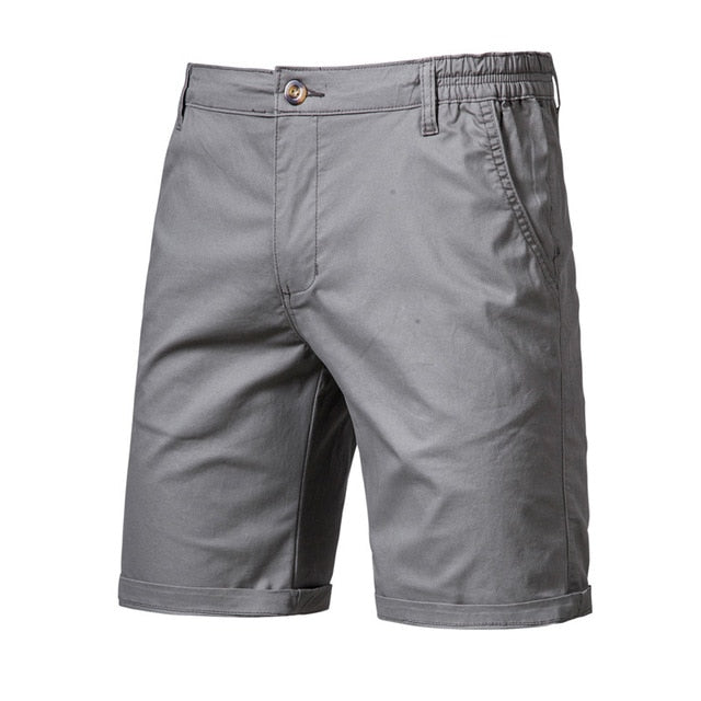 New Summer 100% Cotton Solid Shorts.Casual Waist Men Shorts in 10 Colors.