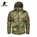 Mege Autumn Men's Military Camouflage Fleece Jacket .Army Tactical Clothing . Multicam Male Camouflage Windbreakers.